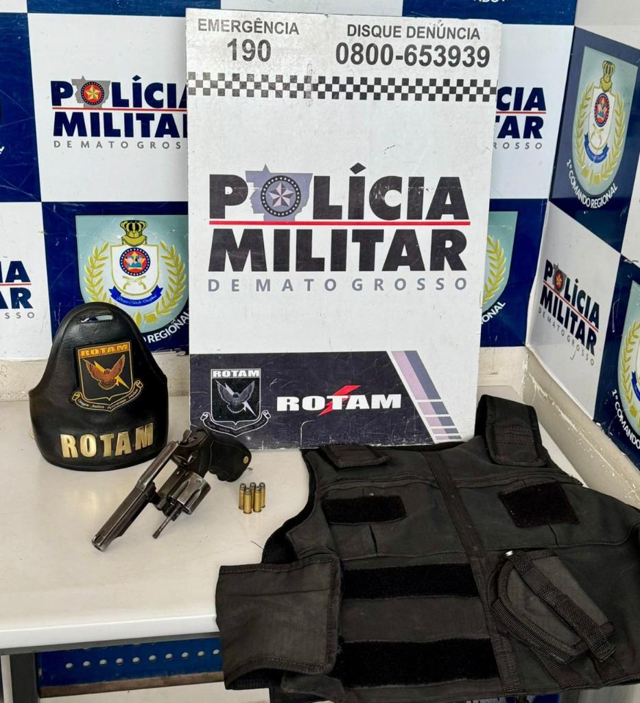 Rotam recupera motocicleta e duas armas de fogo furtadas de empresa de segurança -