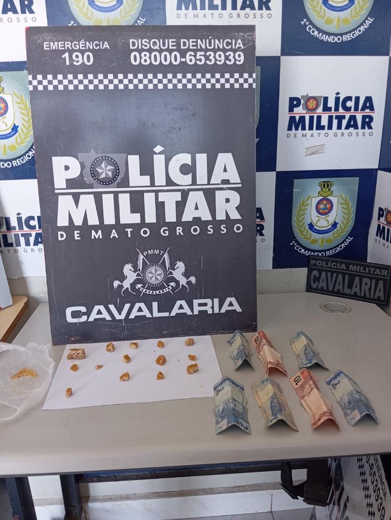 Cavalaria prende homem com 11 passagens criminais em Cuiabá -