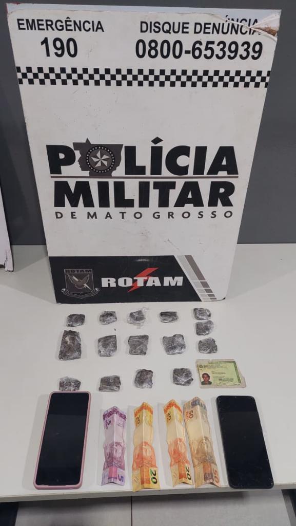 Rotam prende duas pessoas por tráfico de drogas em Várzea Grande -
