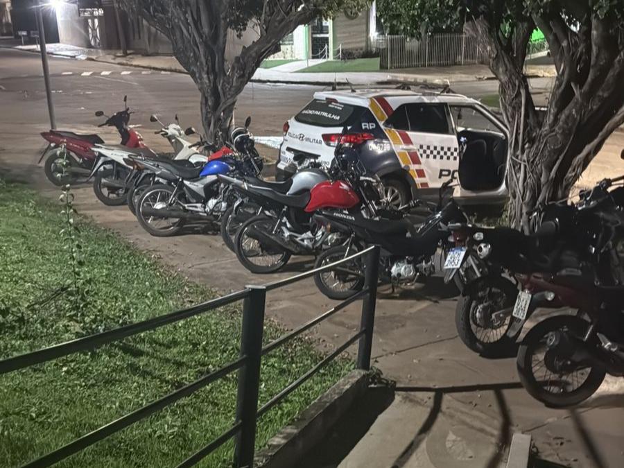 Polícia Militar apreende 12 motos e registra 121 infrações durante “rolezinho” em Jaciara -