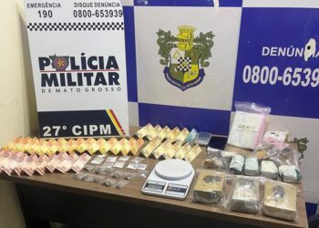 Homem é preso pela Polícia Militar com tabletes de maconha em Confresa -
