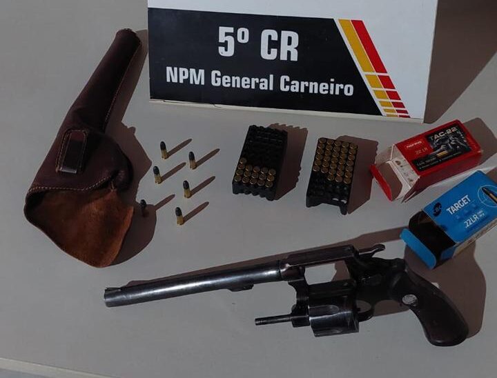 Homem armado é preso após se envolver em discussão na zona rural de Pontal do Araguaia