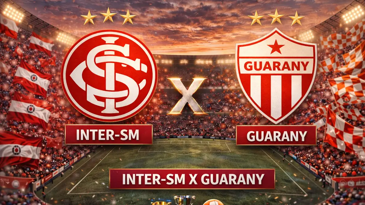 Inter-SM x Guarany Ao Vivo: Acompanhe minuto a minuto