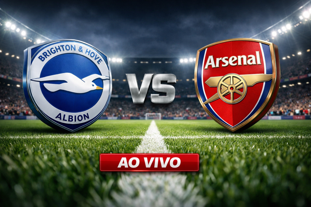 Onde assistir Brighton x Arsenal ao vivo: Horário e escalações na Premier League