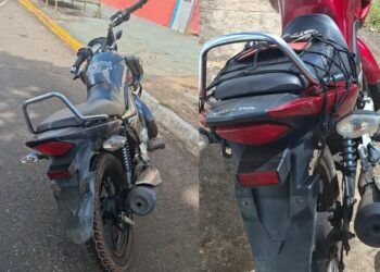 Acidente de trânsito leva à recuperação de três motocicletas roubadas em Rondonópolis