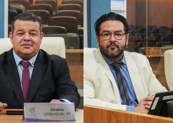 Vereadores Júnior Mendonça e Girotto retornam as atividades legislativas na Câmara Municipal de Rondonópolis