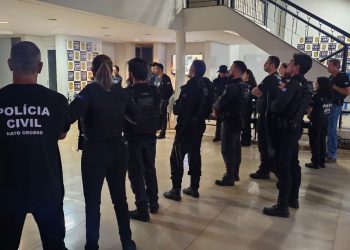 Polícia Civil cumpre sete mandados em Rondonópolis durante operação contra estelionato eletrônico