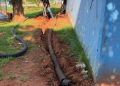Praça da Colina Verde sofre sexto furto de fios em menos de dois anos; prejuízo chega a R$ 40 mil